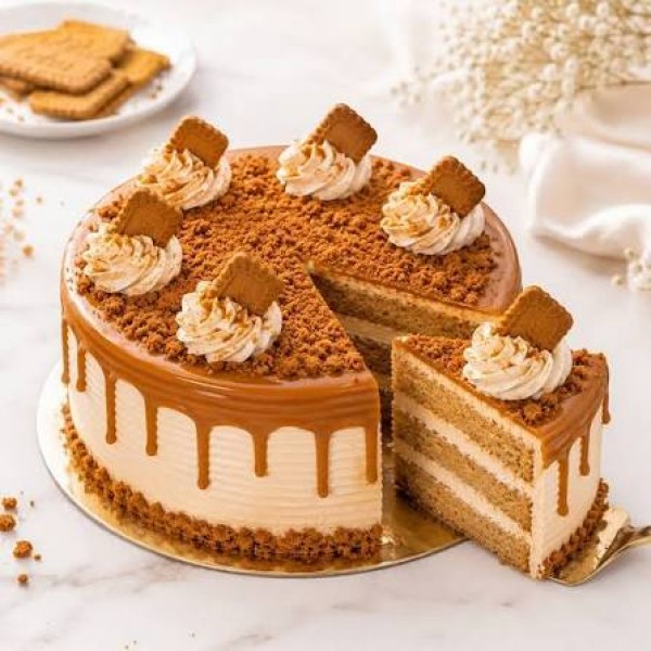 Speculoos Crumble Cake