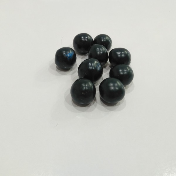 Blue black chocolate cereals